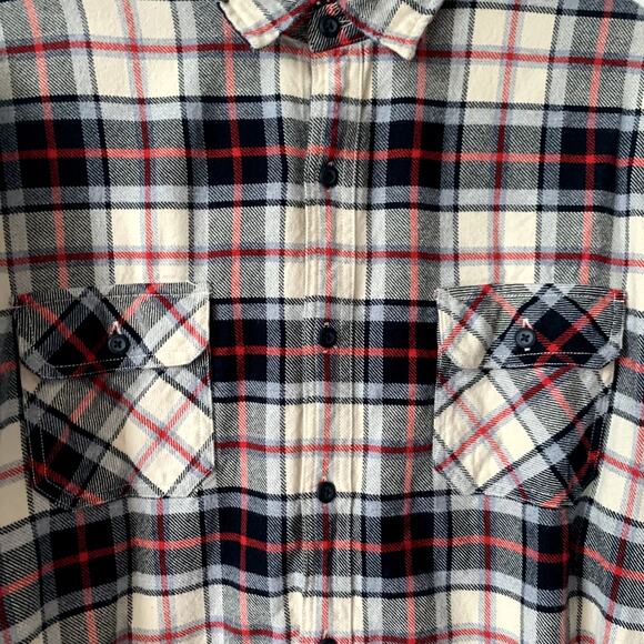 Alesbury Plaid Flannel Slim Button Down Mens Size XXL Cotton StitchFix Shirt Top - Picture 2 of 5